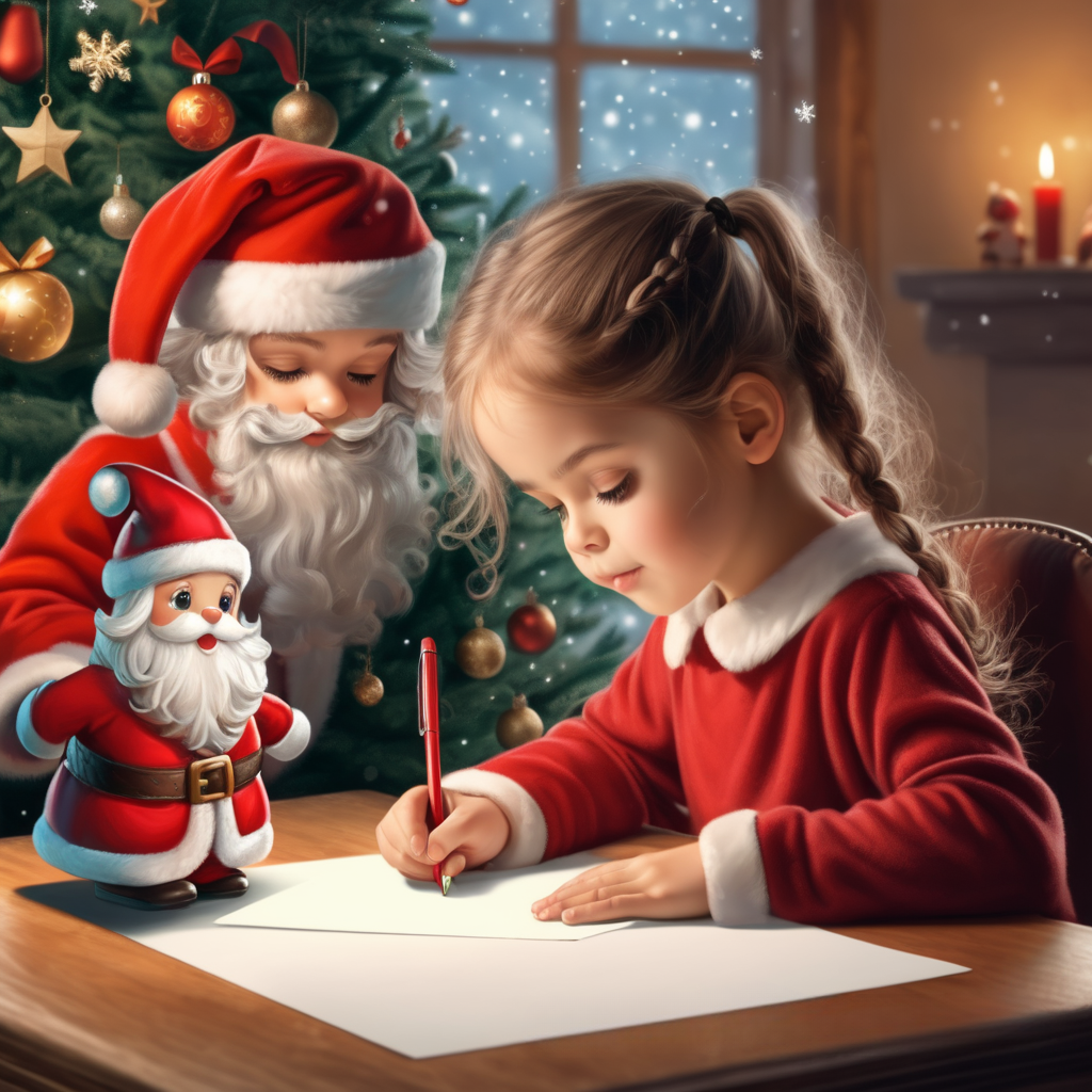 escrever cartas ao papai noel