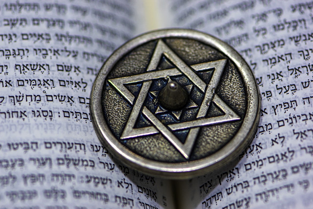 star of david, emblem, jewish bible