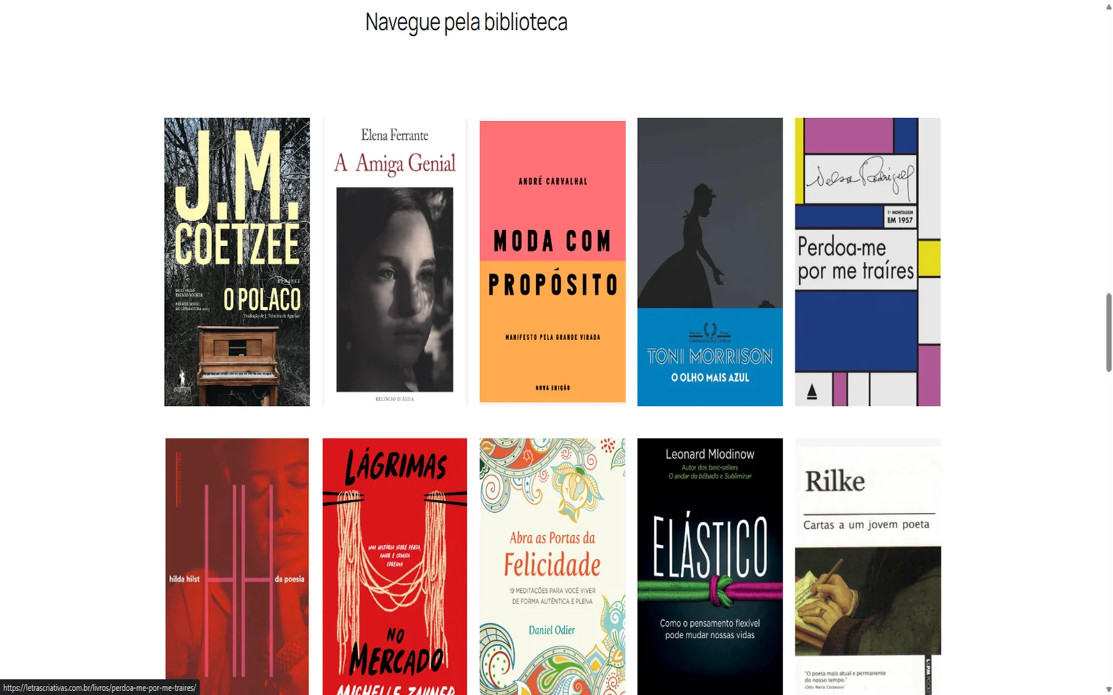 Biblioteca Digital Letras Criativas